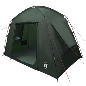 vidaXL Huisje Tent 3-persoons Legergroen Polyester