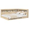 vidaXL Boekenkast Bed Sonoma eiken 160 x 200 cm Bewerkt hout
