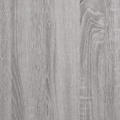 vidaXL Platenkast 100x38x48 cm bewerkt hout grijs sonoma eikenkleurig
