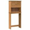 vidaXL Wasmachinekast VIGO Bruin en Honingbruin 72,5 x 27 x 161 cm