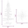 vidaXL Kerstdecoratie kerstboom 90 cm massief grenenhout