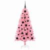 vidaXL Kerstboom met 150 LED met standaard Roze 150 cm PVC