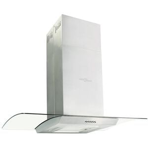 vidaXL Eilandafzuigkap 756 m&sup3;/u LED 90 cm roestvrij staal