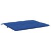 vidaXL Tuinbankkussen 120x(50+50)x7 cm oxford stof blauw