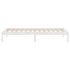 vidaXL Bedframe massief grenenhout wit 90x200 cm