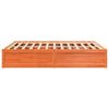 vidaXL Bedframe zonder matras massief grenenhout wasbruin 180x200 cm