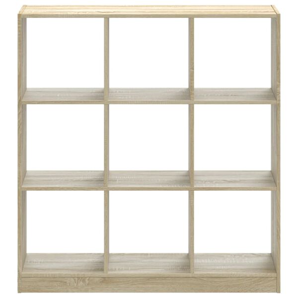 vidaXL Boekenkast 102x32x108 cm bewerkt hout sonoma eikenkleurig