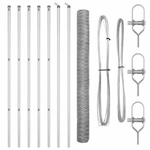 vidaXL Grond Fix Gelast Draadhek 10 x 1,5 m (B x H)