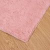 vidaXL Nep Konijnenbont Tapijt Olite Roze 60 x 110 cm Polyester