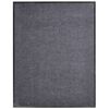 vidaXL Deurmat 117x220 cm PVC grijs