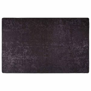 vidaXL Vloerkleed wasbaar 160x230 cm antracietkleurig