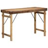 vidaXL Eettafel Bruin 110 x 55 x 76 cm massief gerecycled hout