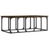 vidaXL Salontafel 100x50x35,5 cm bewerkt hout gerookt eikenkleurig