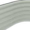 vidaXL Plantenbak verhoogd 240x80x44 cm gegalvaniseerd staal grijs