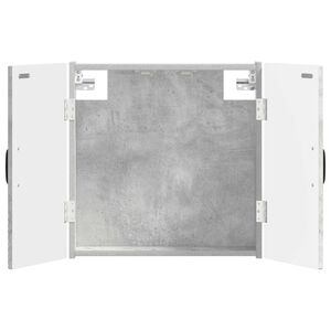 vidaXL Dartbord Kabinet UTRECHT Betongrijs 52,5 x 10,5 x 53,5 cm