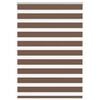 vidaXL Zebra rolgordijn 105x150 cm stofbreedte 100,9cm polyester bruin