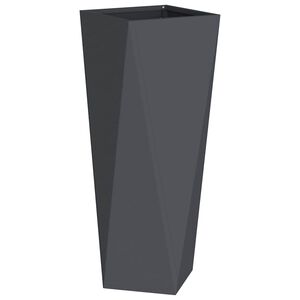vidaXL Plantenbak Antraciet 30 x 30 x 75 cm Staal