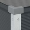 vidaXL Plantenbak Antraciet 100 x 45 x 90 cm Gegalvaniseerd staal