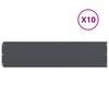 vidaXL Gazonranden 10 st 25x103 cm koudgewalst staal antraciet