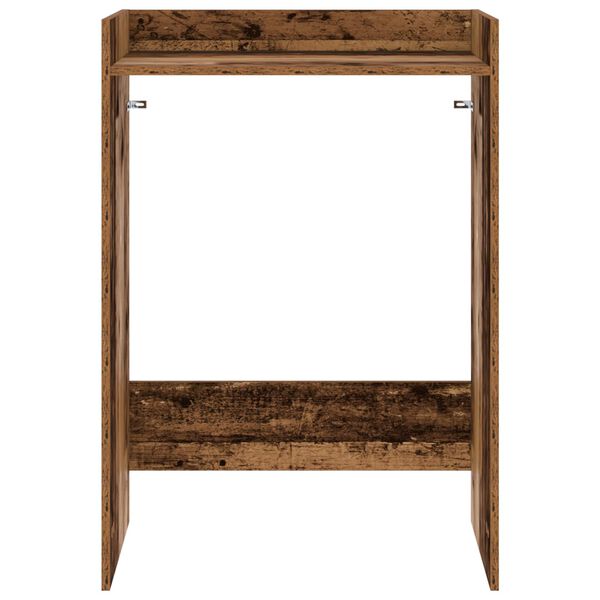 vidaXL Wasmachinekast Oudhout 67,5 x 48 x 97 cm Bewerkt hout