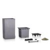 LECHUZA Plantenbak CANTA Stone 30 High ALL-IN-ONE steengrijs