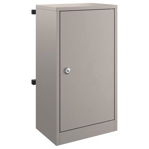 vidaXL Brievenbus met opslag Roestig 30 x 20 x 55 cm Cortenstaal