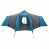 vidaXL Tipi Tent met dak Blauw en Grijs 492 x 492 x 275 cm Stof