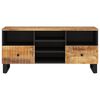 vidaXL Tv-meubel 100x33x46 cm massief mangohout en bewerkt hout