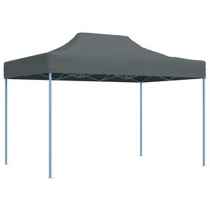 vidaXL Partytent inklapbaar 3x4 m staal antraciet