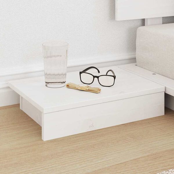 vidaXL Bedframe Wit 90 x 190 cm Hout