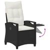 vidaXL Recliner Tuinstoelen 56 x 60 x 112 cm staal