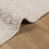vidaXL Vloerkleed PAMPLONA shaggy hoogpolig modern 160x160 cm cr&egrave;me