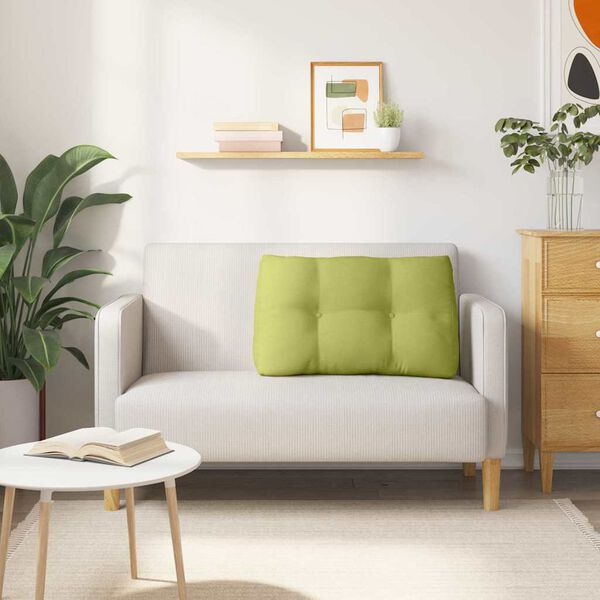 vidaXL Rugkussen Lichtgroen 80 x 24 x 50 cm Stof