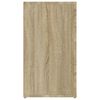 vidaXL Dressoir 100x33x59,5 cm bewerkt hout sonoma eikenkleurig
