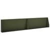 vidaXL Keerwand 2 st 100 x 12 x 40 cm Staal Olijfgroen