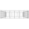vidaXL Hondenkennel 79,86 m&sup2; staal