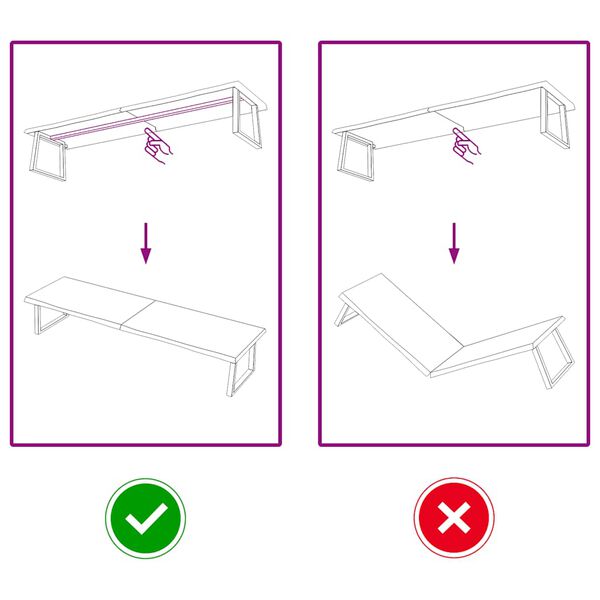 vidaXL Tafelblad 220x50x(2-6)cm behandeld massief eikenhout lichtbruin