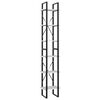 vidaXL Boekenkast met 6 schappen 40x30x210 cm bewerkt hout wit