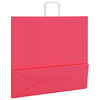 vidaXL Papieren zakken 50 st met hengsels 54x15x49 cm roze