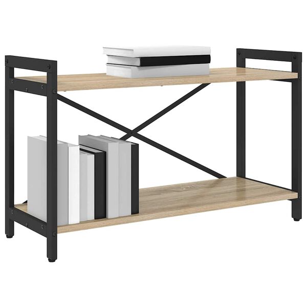 vidaXL Boekenkast Sonoma Eiken 40 x 30 x 85 cm Bewerkt hout