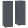 vidaXL Plantenstandaard 2 st Antraciet 24 x 24 x 75 cm