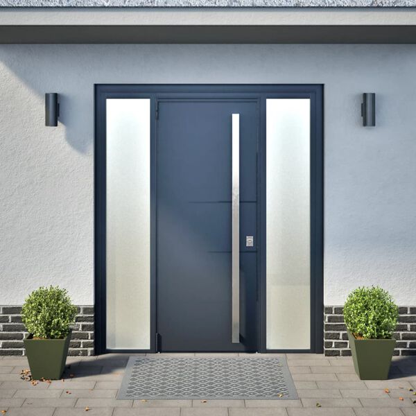 vidaXL Plantenbakken 2 st 30x30x30 cm staal olijfgroen