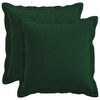 vidaXL Kussensloop 2 pcs HOUTEN Donkergroen 35 x 35 cm Faux Linnen