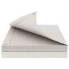 vidaXL Zeil met Oogjes Wit 8 x 8 m 260 gsm PE