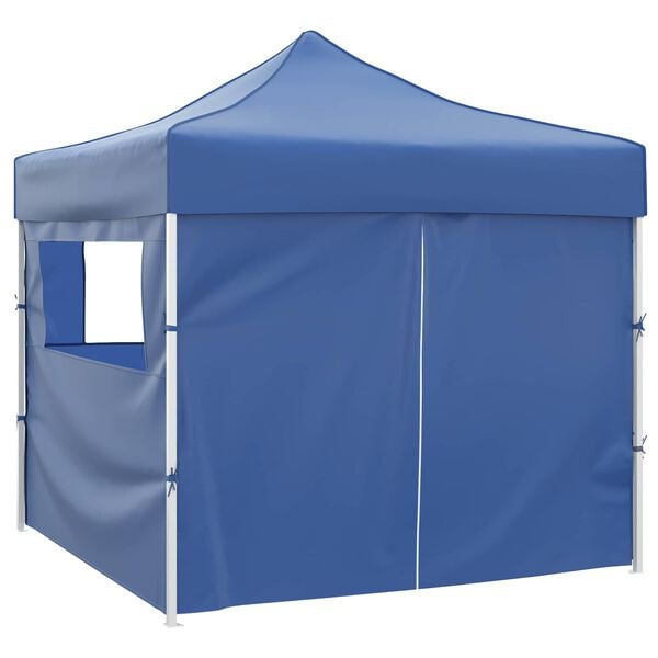 vidaXL Partytent Blauw 291 x 291 x 315 cm Oxford Stof