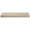 vidaXL Wandschappen zwevend 4 st 60x23,5x3,8 cm MDF eikenkleurig