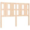 vidaXL Bedframe met hoofdbord massief hout 120x200 cm