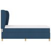 vidaXL Boxspringbed met matras met hoofdeinde Blauw 190 x 90 cm Stof
