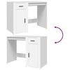 vidaXL Bureau 100x49x75 cm bewerkt hout wit