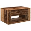 vidaXL Salontafel met lade Oud Hout 80 x 50 x 40 cm Bewerkt hout
